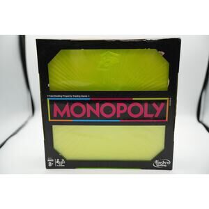 Monopoly Neon Pop Retro Edition Board Game New Sealed Classic Family Fun Night